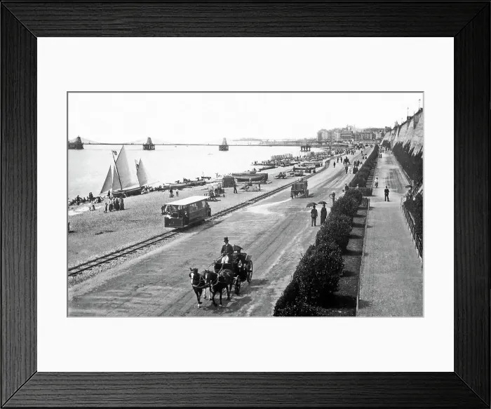 Framed Print : Brighton & Volk's railway Framed Print : Brighton & Volk's railway