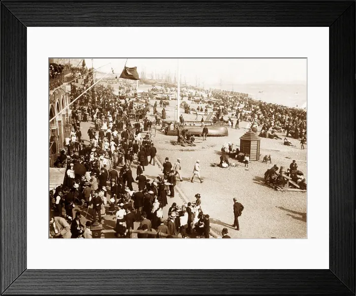 Framed Print : Brighton beach by GB Framed Print : Brighton beach by GB