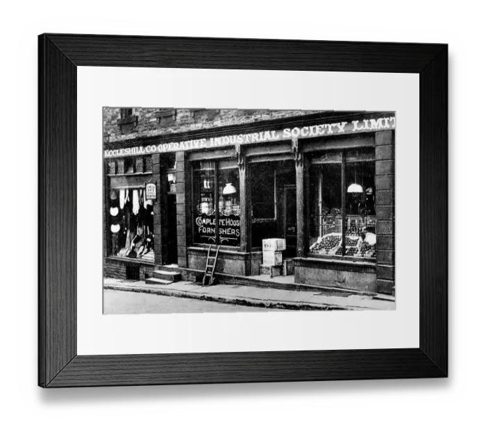 Framed Print : Eccleshill Coop, Bradford Framed Print : Eccleshill Coop, Bradford