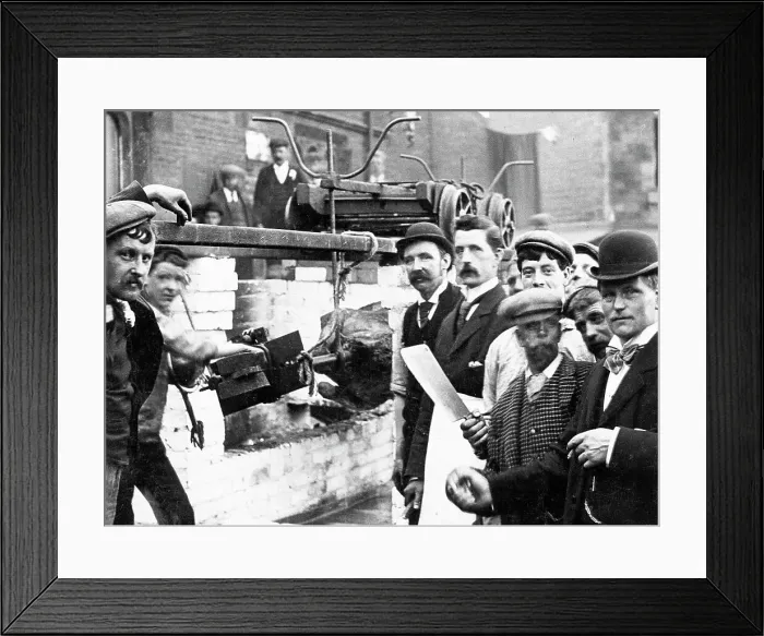 Framed Print : Idle - Town Gate - Ox roast - Bradford Framed Print : Idle - Town Gate - Ox roast - Bradford