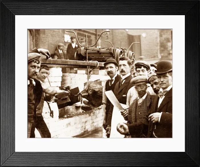Framed Print : Idle - Town Gate - Ox roast - Bradford Framed Print : Idle - Town Gate - Ox roast - Bradford