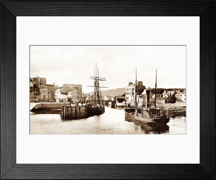 Framed Print : Castletown - Harbour entrance - Isle of Man Framed Print : Castletown - Harbour entrance - Isle of Man