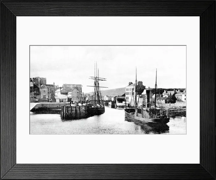Framed Print : Castletown - Harbour entrance - Isle of Man Framed Print : Castletown - Harbour entrance - Isle of Man