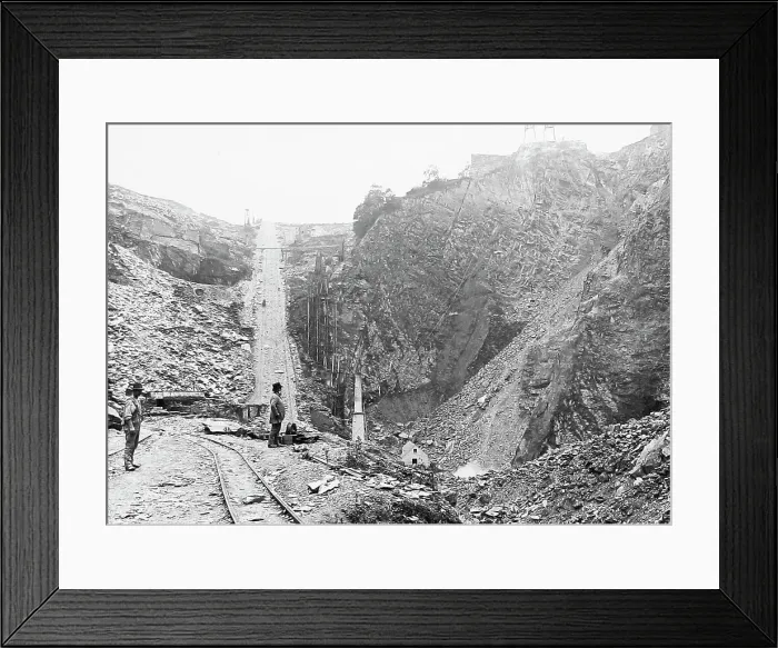 Framed Print : Bethesda penryhn slate quarry, Wales Framed Print : Bethesda penryhn slate quarry, Wales