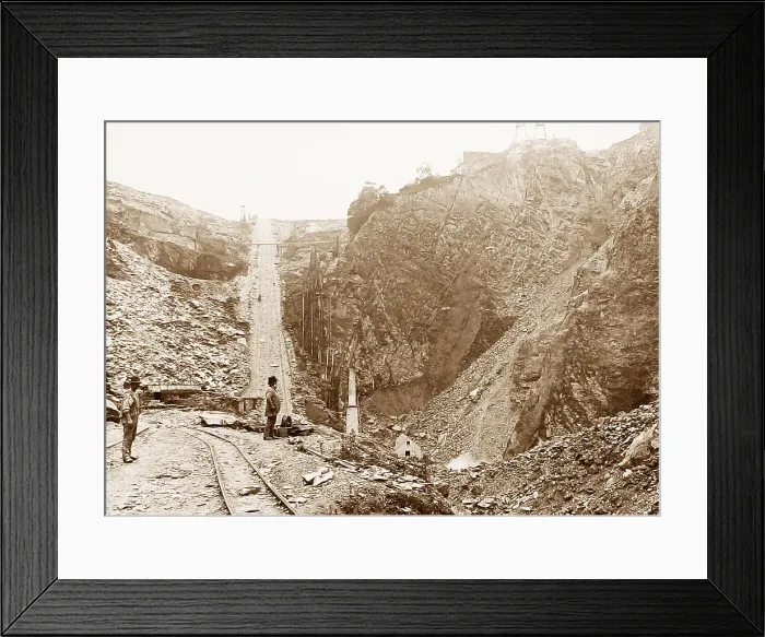 Framed Print : Bethesda penryhn slate quarry, Wales Framed Print : Bethesda penryhn slate quarry, Wales