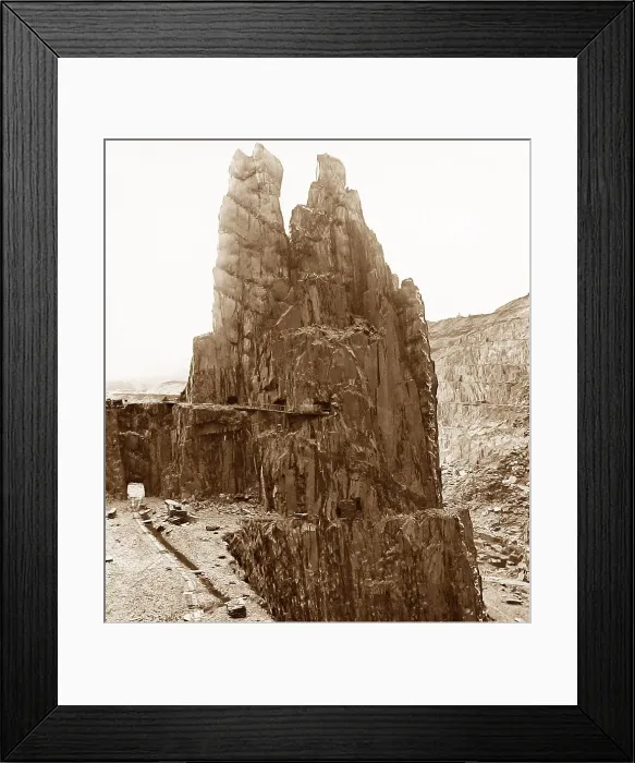 Framed Print : Bethesda penryhn slate quarry, Wales Framed Print : Bethesda penryhn slate quarry, Wales