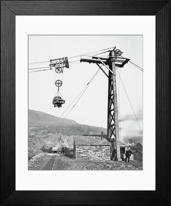 Framed Print : Bethesda penryhn slate quarry, Wales Framed Print : Bethesda penryhn slate quarry, Wales