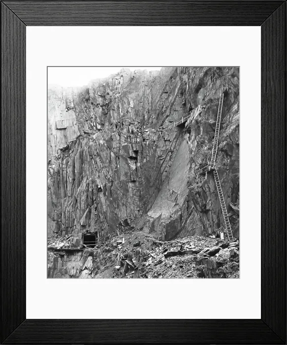 Framed Print : Bethesda penryhn slate quarry, Wales Framed Print : Bethesda penryhn slate quarry, Wales