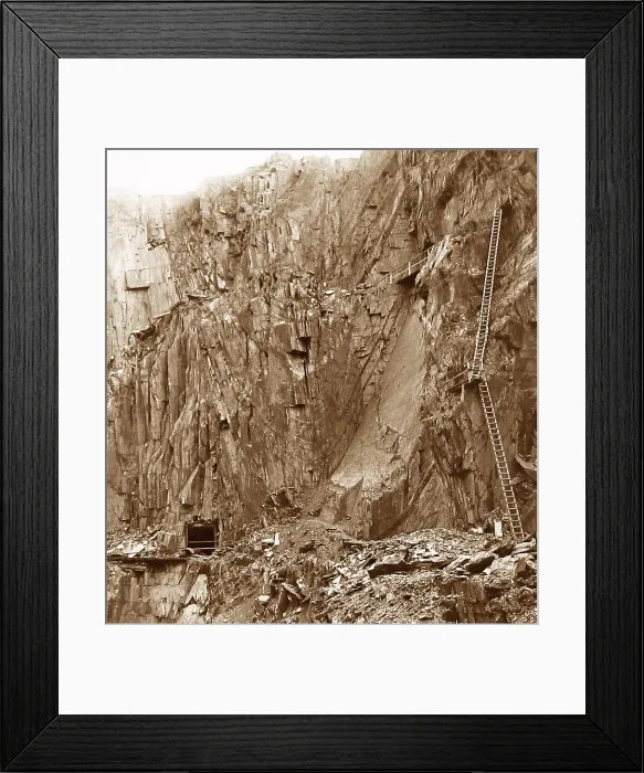 Framed Print : Bethesda penryhn slate quarry, Wales Framed Print : Bethesda penryhn slate quarry, Wales