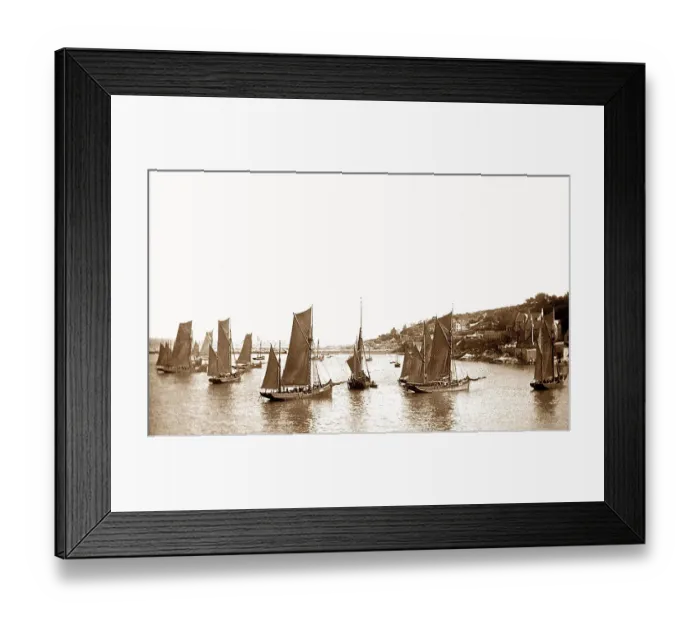 Framed Print : Brixham fishing smacks Framed Print : Brixham fishing smacks