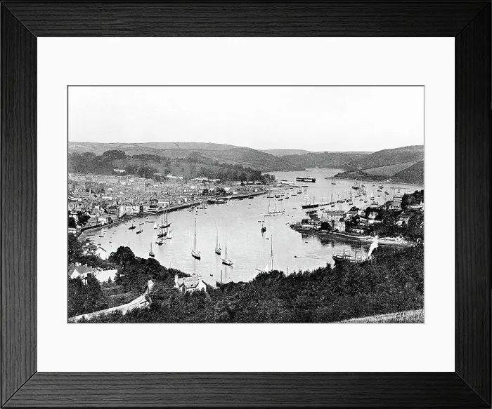 Framed Print : Dartmouth - Harbour - River Dart Framed Print : Dartmouth - Harbour - River Dart