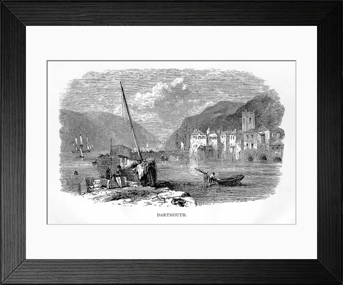 Framed Print : Dartmouth illustration Framed Print : Dartmouth illustration