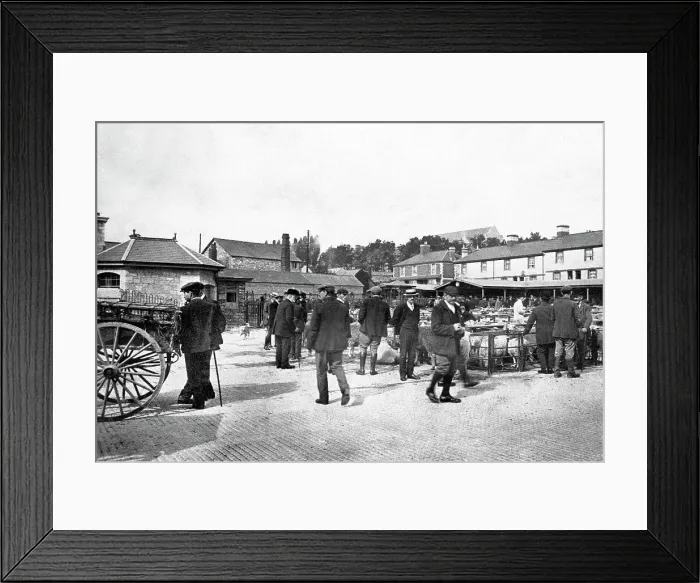 Framed Print : Newton Abbot - Market Place Framed Print : Newton Abbot - Market Place