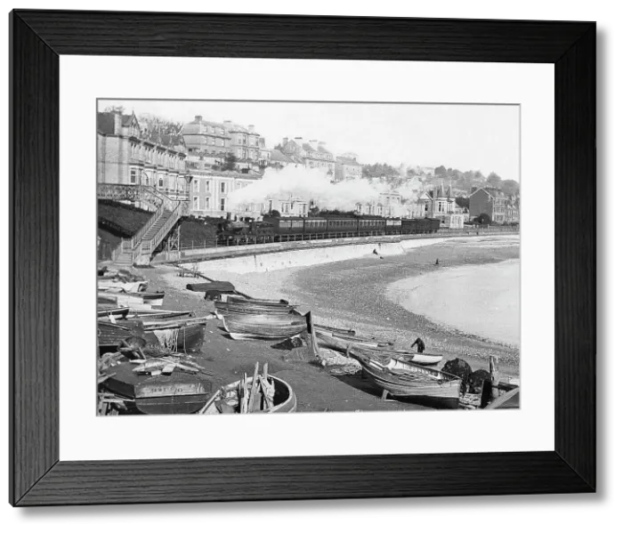 Framed Print : Dawlish broad gauge railway Framed Print : Dawlish broad gauge railway