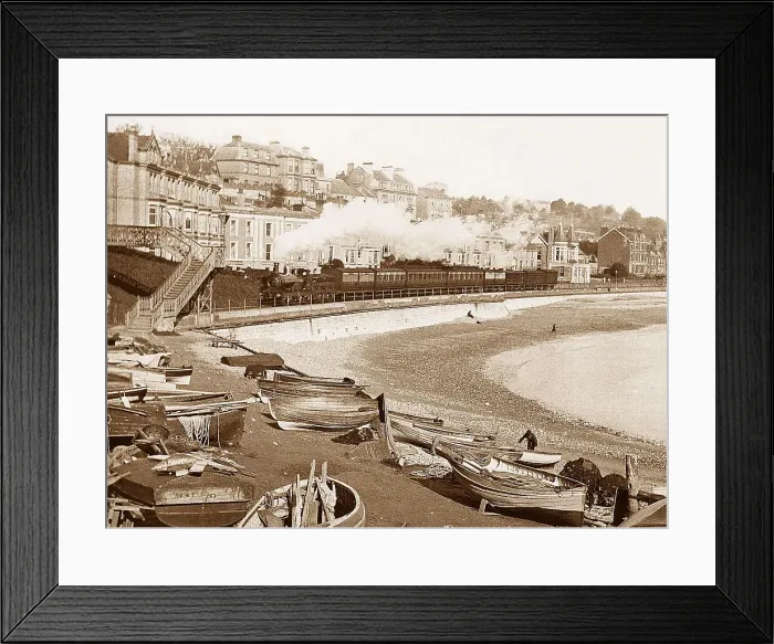 Framed Print : Dawlish broad gauge railway Framed Print : Dawlish broad gauge railway