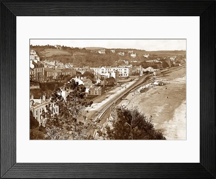 Framed Print : Dawlish broad gauge railway devon Framed Print : Dawlish broad gauge railway devon