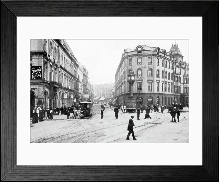 Framed Print : Douglas - Victoria Street - Isle of Man Framed Print : Douglas - Victoria Street - Isle of Man