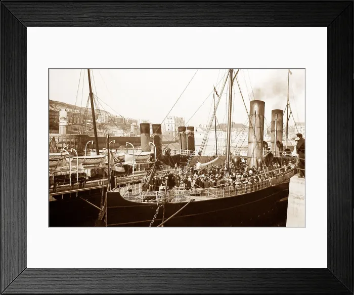 Framed Print : Douglas harbour Isle of Man Framed Print : Douglas harbour Isle of Man