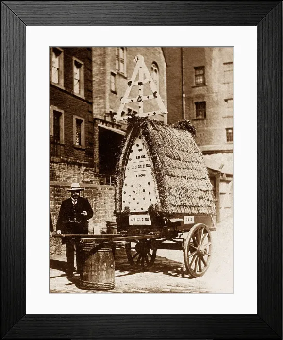 Framed Print : Sowerby Bridge - Rush Ceremony 1906 Framed Print : Sowerby Bridge - Rush Ceremony 1906