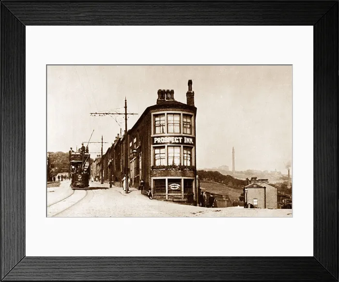 Framed Print : Sowerby Bridge - Bolton Brow Prospect Inn Framed Print : Sowerby Bridge - Bolton Brow Prospect Inn