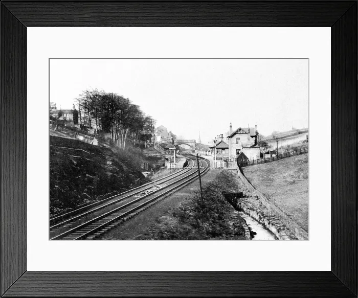 Framed Print : Ovenden - Railway Station - Halifa Framed Print : Ovenden - Railway Station - Halifa