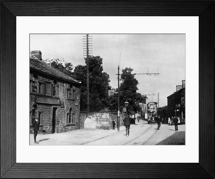 Framed Print : Mytholmroyd - Burnley Road Framed Print : Mytholmroyd - Burnley Road