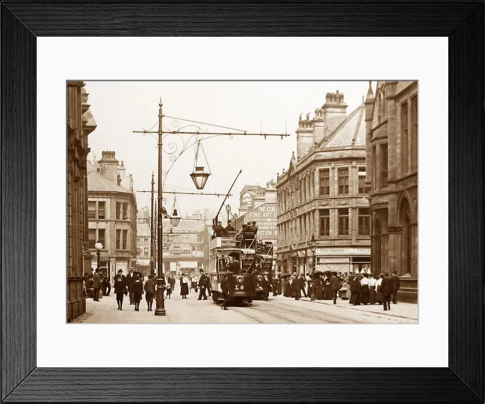 Framed Print : Commercial street halifa Framed Print : Commercial street halifa