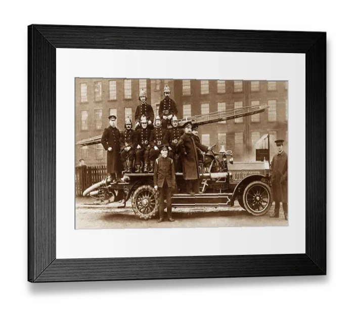 Framed Print : Halifax - fire engine Framed Print : Halifax - fire engine