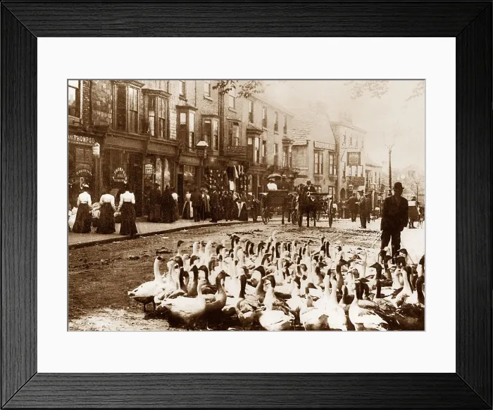 Framed Print : Knaresborough - Market Day Framed Print : Knaresborough - Market Day