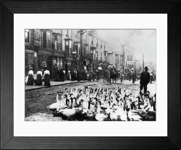 Framed Print : Knaresborough - Market Day Framed Print : Knaresborough - Market Day