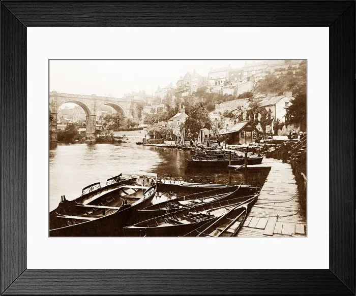 Framed Print : Knaresborough - Boat Landing Framed Print : Knaresborough - Boat Landing