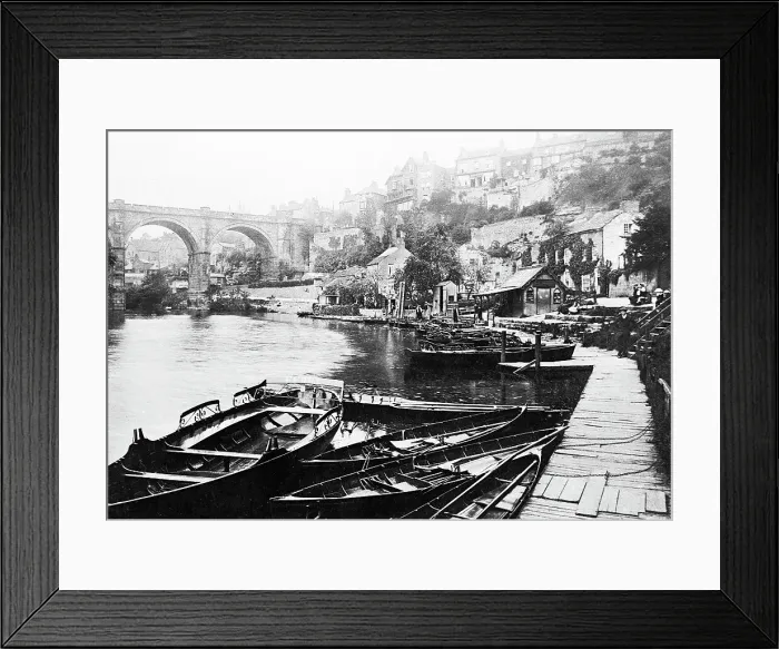 Framed Print : Knaresborough - Boat Landing Framed Print : Knaresborough - Boat Landing