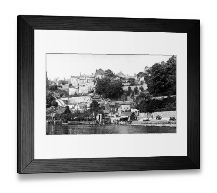 Framed Print : Knaresborough - Boat Landing Framed Print : Knaresborough - Boat Landing