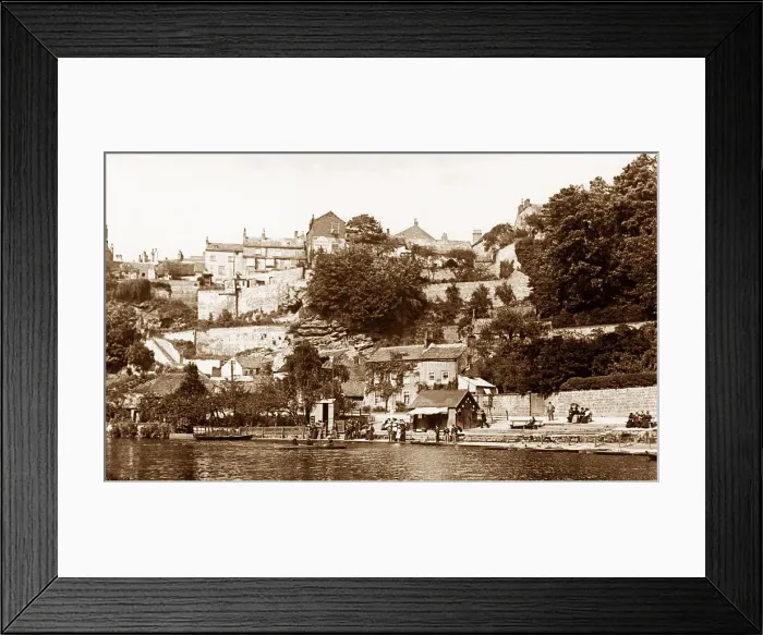 Framed Print : Knaresborough - Boat Landing Framed Print : Knaresborough - Boat Landing