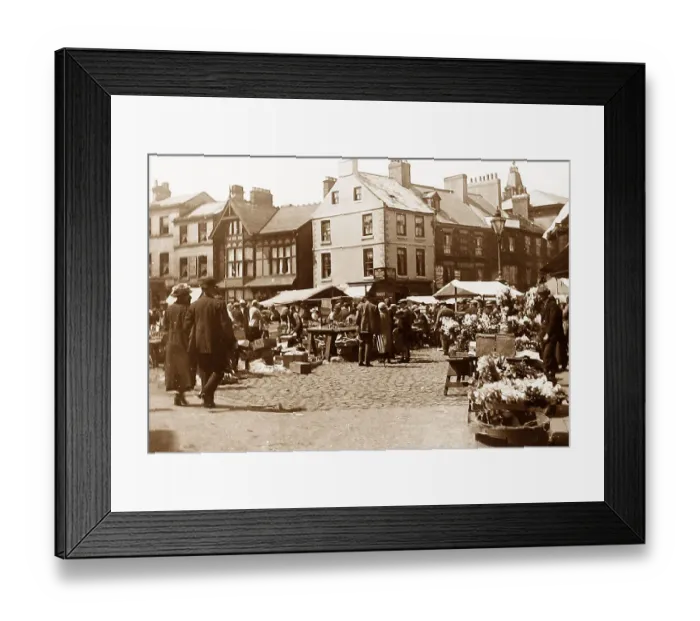 Framed Print : Knaresborough Market Framed Print : Knaresborough Market