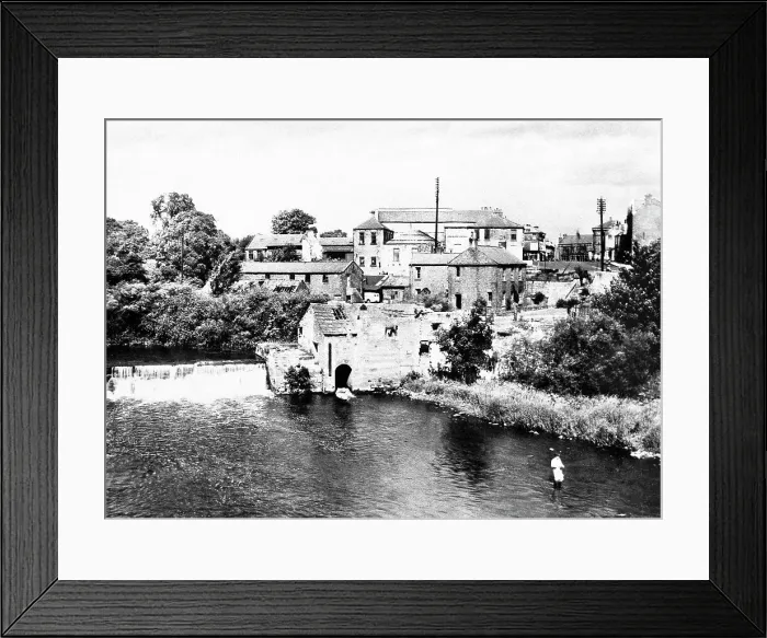 Framed Print : Wetherby - River Wharfe Framed Print : Wetherby - River Wharfe