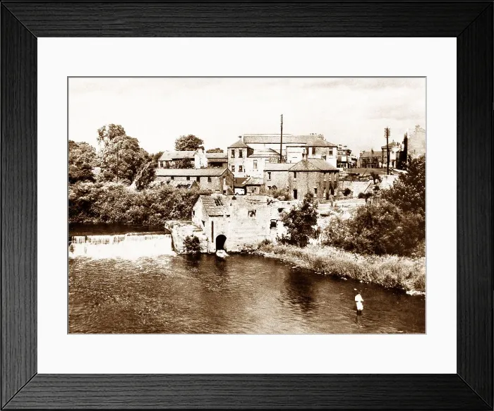 Framed Print : Wetherby - River Wharfe Framed Print : Wetherby - River Wharfe