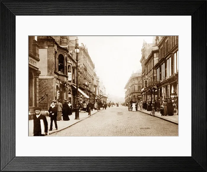 Framed Print : Harrogate - James Street Framed Print : Harrogate - James Street