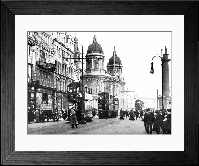Framed Print : Hull - King Edward Street Framed Print : Hull - King Edward Street