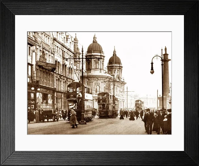 Framed Print : Hull - King Edward Street Framed Print : Hull - King Edward Street