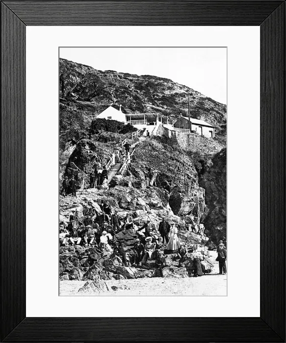 Framed Print : Plemont, The Steps, Jersey Framed Print : Plemont, The Steps, Jersey