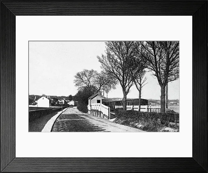 Framed Print : La Haule railway station, Jersey Framed Print : La Haule railway station, Jersey