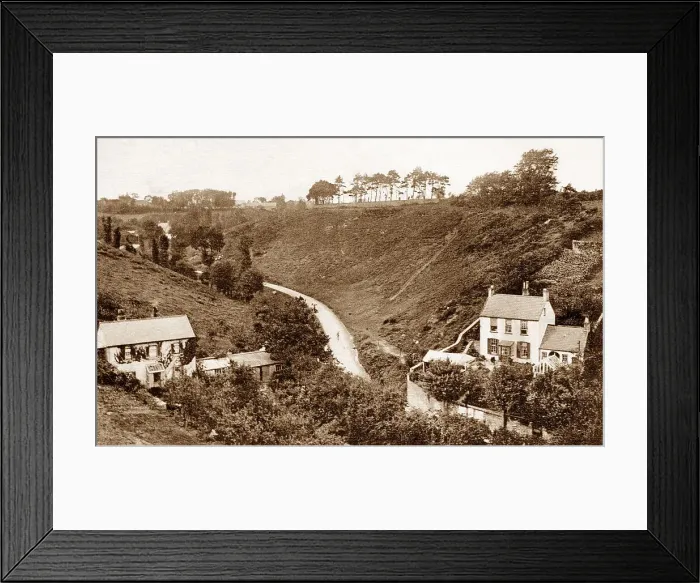 Framed Print : Vallee des Vaux, Jersey Framed Print : Vallee des Vaux, Jersey