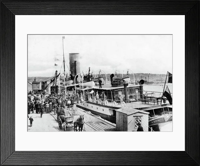 Framed Print : St Helier, Southampton boat, Jersey Framed Print : St Helier, Southampton boat, Jersey