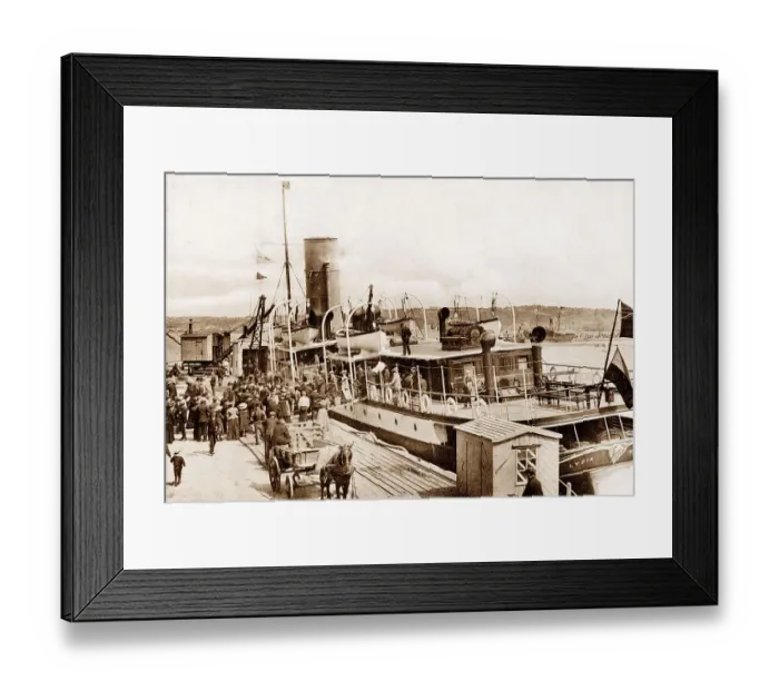 Framed Print : St Helier, Southampton boat, Jersey Framed Print : St Helier, Southampton boat, Jersey