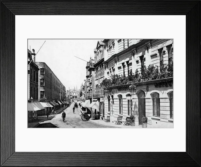 Framed Print : St Helier, Halkett Place, Jersey Framed Print : St Helier, Halkett Place, Jersey