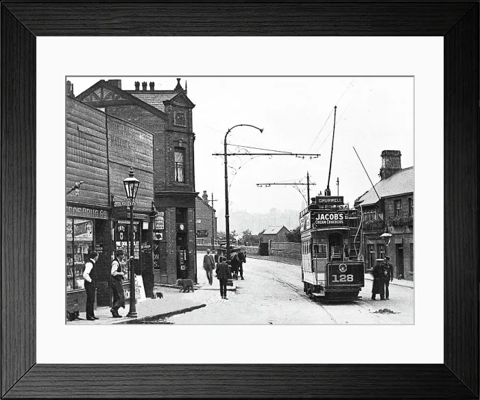 Framed Print : Meanwood tram terminus Leeds Framed Print : Meanwood tram terminus Leeds