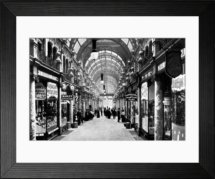 Framed Print : County Arcade Leeds Framed Print : County Arcade Leeds