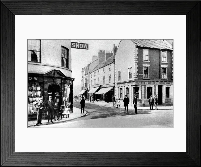 Framed Print : Malton - Butcher Corner Framed Print : Malton - Butcher Corner