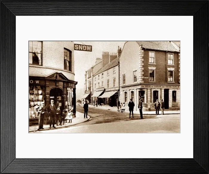 Framed Print : Malton - Butcher Corner Framed Print : Malton - Butcher Corner